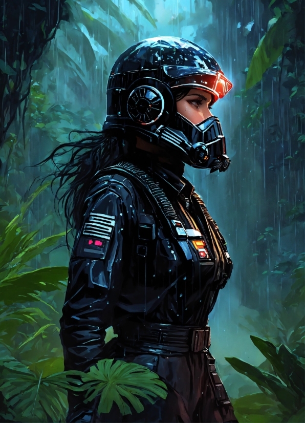 Depression Illustration, Plant, Personal Protective Equipment, Jacket, Terrestrial Plant, Cg Artwork