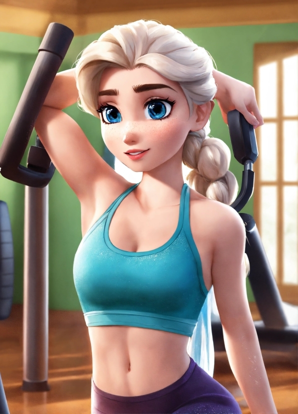 Desktop Anime Wallpaper 4k, Joint, Arm, Muscle, Active Tank, Sports Bra