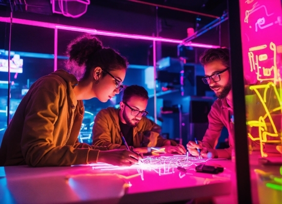 Electrician Stock Photo, Glasses, Purple, Musician, Entertainment, Music