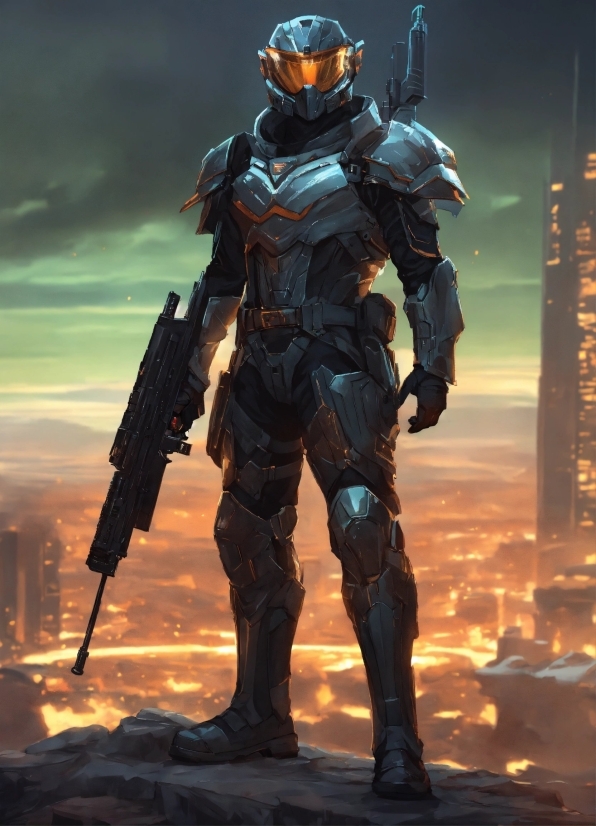 Famous Artwork Of Abdulmari Asia Imao, Sky, Cg Artwork, Action Film, Machine, Armour