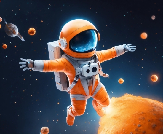 Food Illustration, Sky, Atmosphere, Astronaut, World, Light