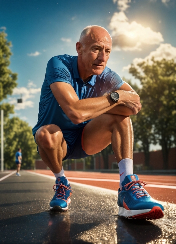 Footwear, Cloud, Sky, Shoe, Shorts, Muscle