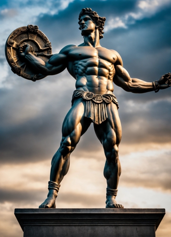 Funnel Vector, Muscle, Sculpture, Statue, Art, Cloud