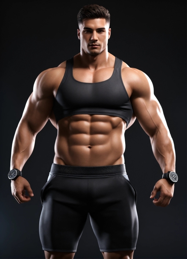 Google Wallpaper Anime, Watch, Bodybuilder, Arm, Muscle, Leg