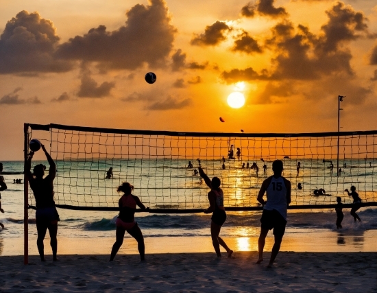 Haikyuu Wallpaper Hd, Sky, Volleyball Net, Cloud, Sports Equipment, Photograph