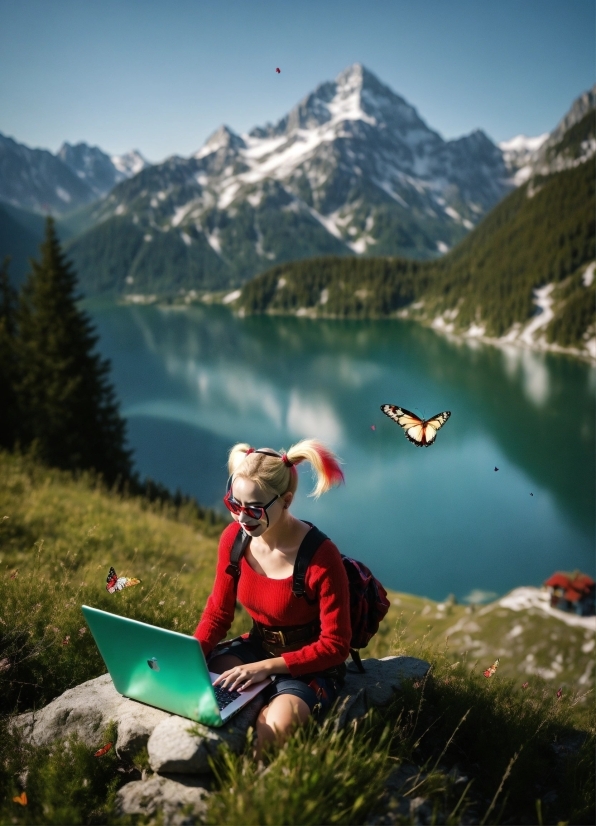 Handshake Stock Photo, Water, Mountain, Sky, Plant, People In Nature