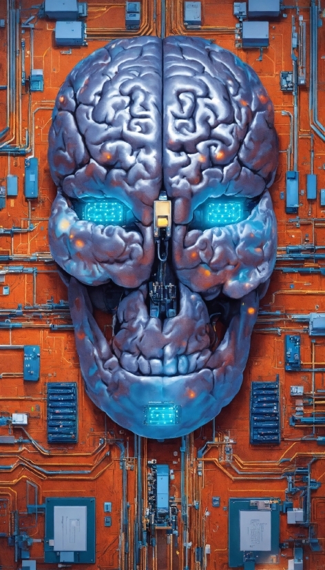 Head, Mouth, Blue, Door, Graffiti, Art