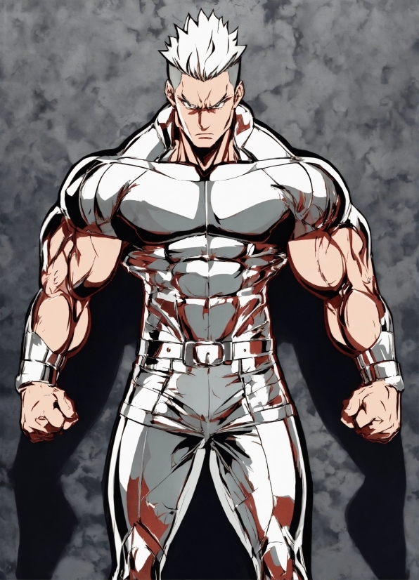 Head, Muscle, White, Cartoon, Human Body, Sleeve