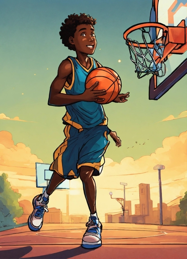 Holly Nichols Illustration Book, Basketball, Basketball Moves, Sky, Cloud, Streetball