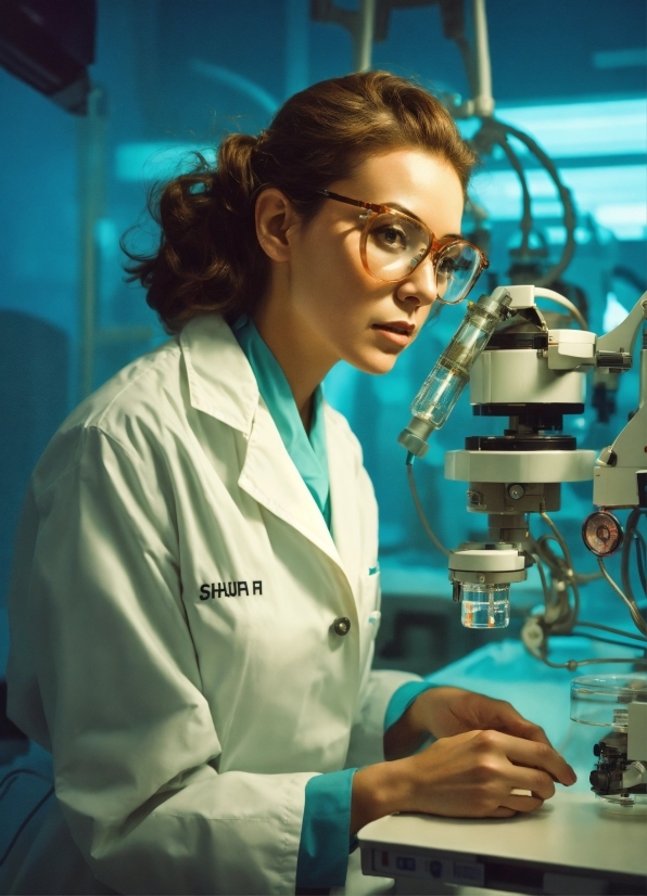 Human Stock Photo, Safety Glove, Scientist, Research, Laboratory, White Coat