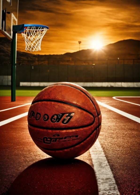 Interview Illustration, Basketball, Sports Equipment, Light, Sky, Orange