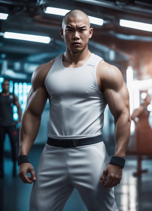 Ladki Wala Background, Muscle, Neck, Bodybuilder, Sleeve, Eyewear