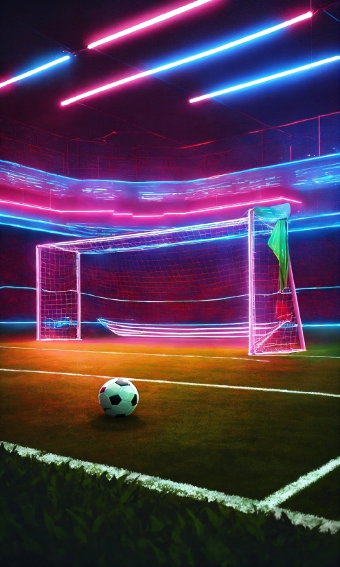 Light, Plant, Sports Equipment, Soccer, Football, Grass