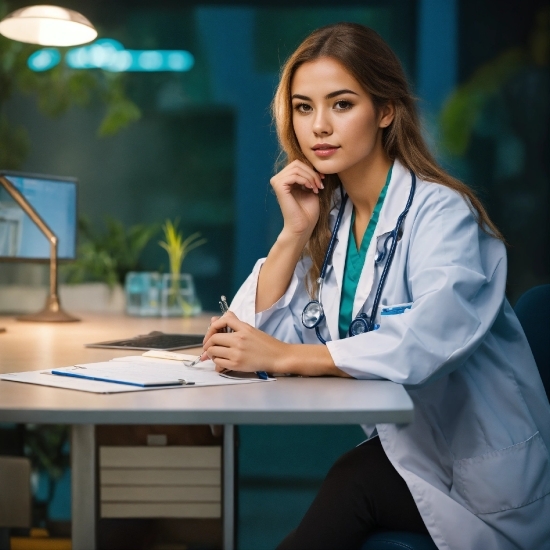 Lightbulb Stock Image, Table, Desk, Electric Blue, Fashion Design, White-collar Worker