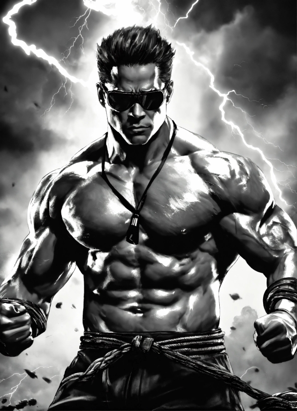 Lightning Background, Muscle, Flash Photography, Lightning, Cartoon, Bodybuilding