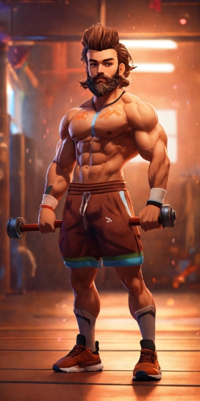 Magic Illustration, Muscle, Bodybuilder, Toy, Human Body, Bodybuilding