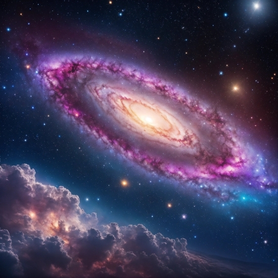 Makeup Artist Vector, Atmosphere, Light, Spiral Galaxy, World, Nebula