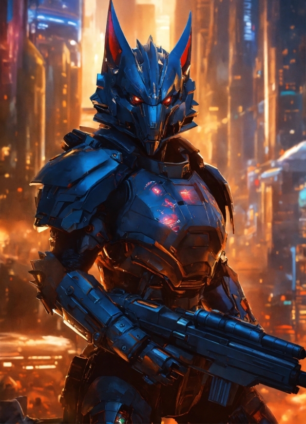 Mecha, Toy, Cg Artwork, Electric Blue, Machine, Fictional Character