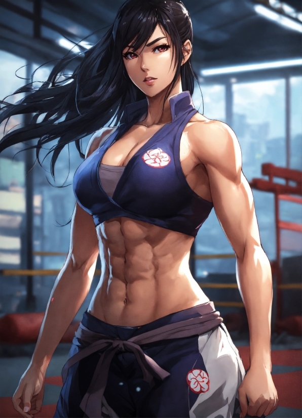 Mom Dad Wallpaper, Muscle, Thigh, Waist, Chest, Black Hair