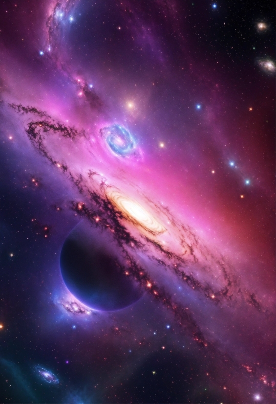 Monkey Wallpaper, Atmosphere, Purple, Galaxy, Nebula, Atmospheric Phenomenon