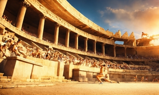 Muffin Vector, Cloud, Sky, Temple, Travel, Amphitheatre