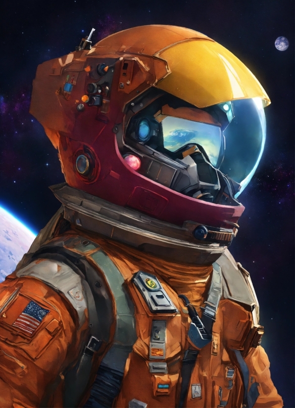 Mushroom Wallpaper, Astronaut, Space, Personal Protective Equipment, Machine, Fictional Character