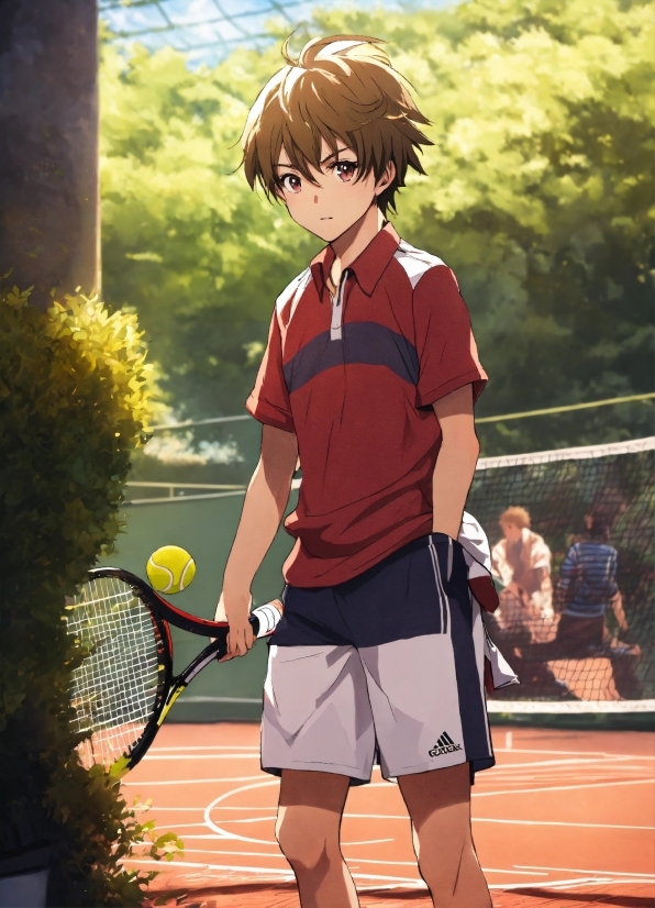 My Lively Wallpaper Anime, Racketlon, Tennis, Photograph, Strings, School Uniform