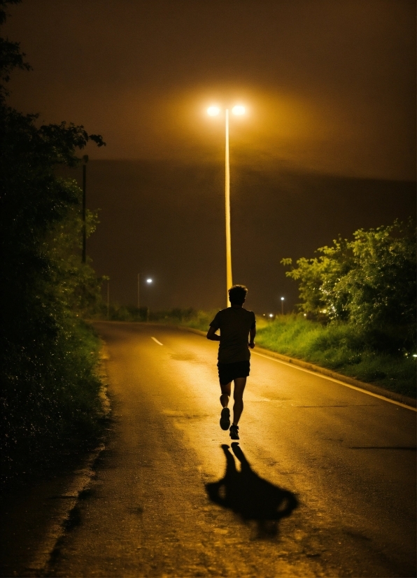 Naruto Phone Wallpaper 4k, Sky, Automotive Lighting, Road Surface, Tree, Flash Photography