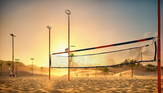 Neon City Wallpaper, Sky, Volleyball Net, Street Light, Net Sports, Sports Equipment