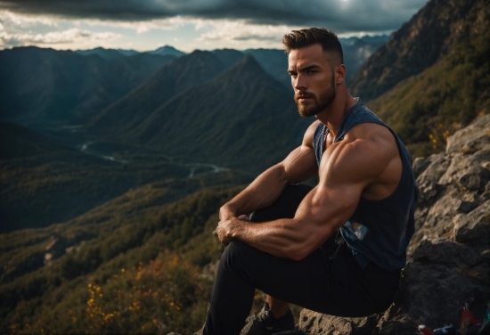 Nice Profile Pic, Cloud, Sky, Mountain, Shorts, Flash Photography