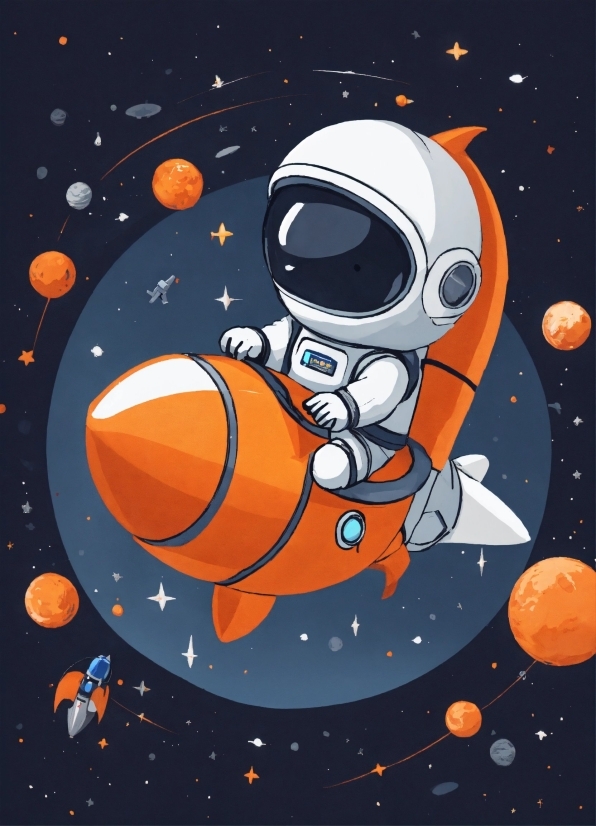 No Copyright Images For Free, Astronaut, Font, Art, Cartoon, Painting