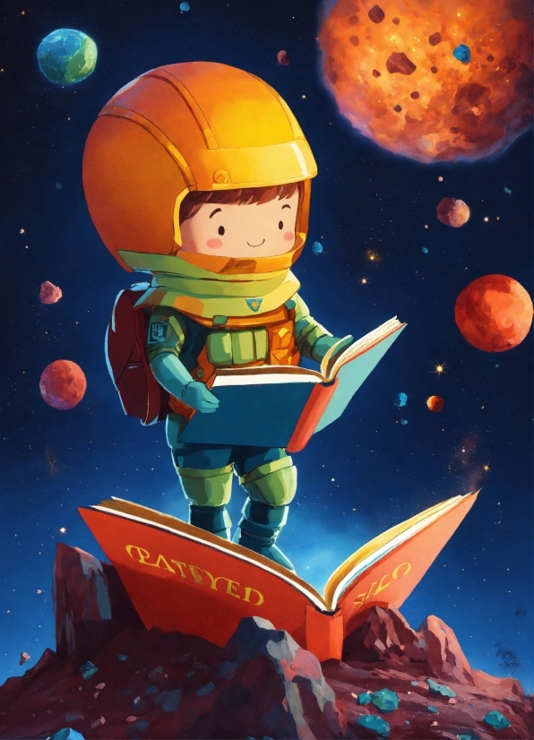 No Copyright Youtube Thumbnail Background, Cartoon, World, Astronaut, Art, Poster