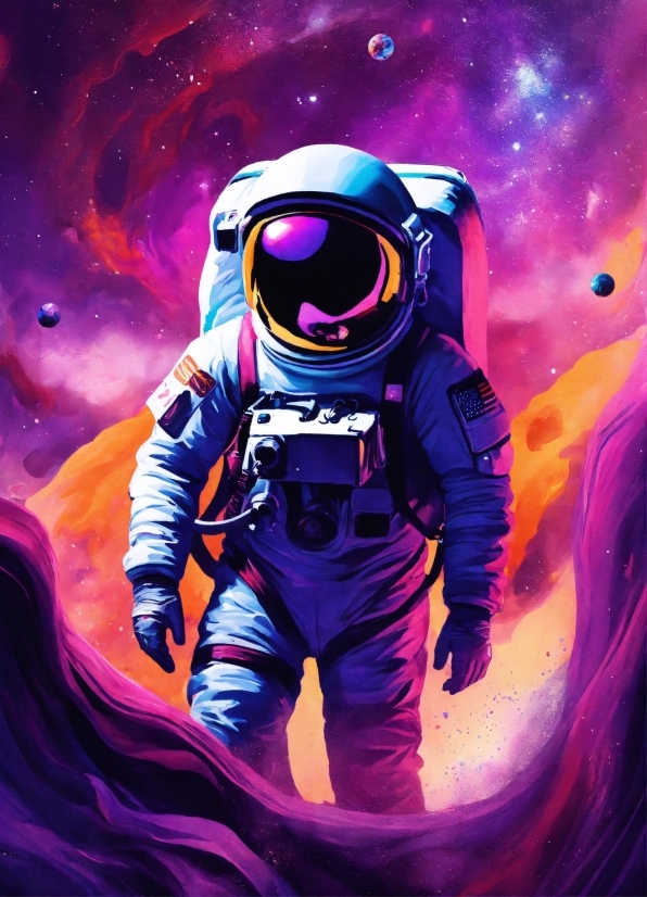 Officeworks Photo Printing, Purple, Astronaut, Entertainment, Art, Magenta