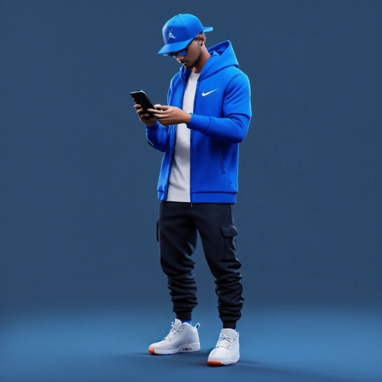 Outerwear, Arm, Cap, Blue, Human Body, Sleeve