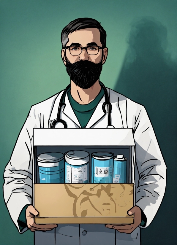 Painting Stock Photos, Beard, Sleeve, Vision Care, Eyewear, T-shirt