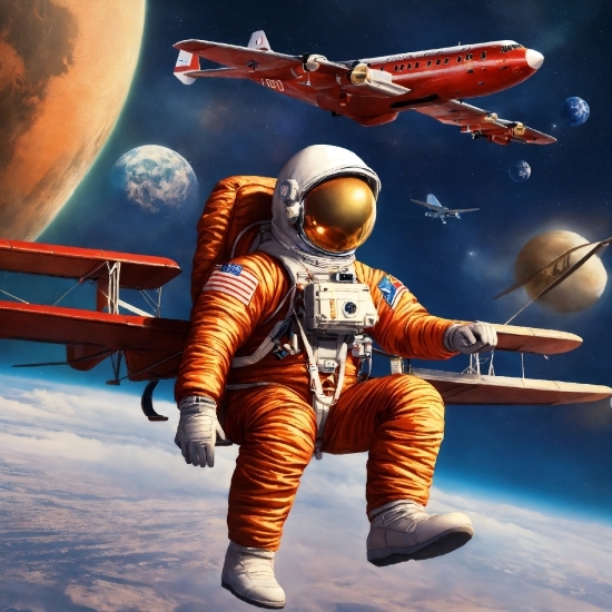 Paper Plane Clipart, World, Sky, Astronaut, Vehicle, Spacecraft