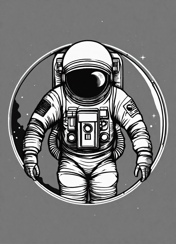 Pattern Wallpaper, Astronaut, Sleeve, Cartoon, Gesture, Art