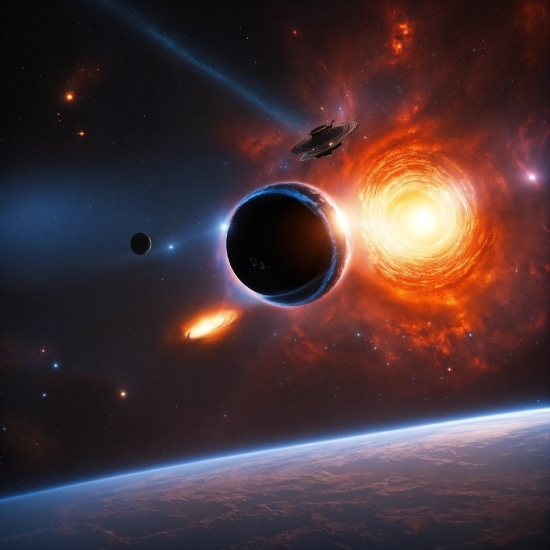 Picture Of Solar System, Atmosphere, Art, Galaxy, Astronomical Object, Science