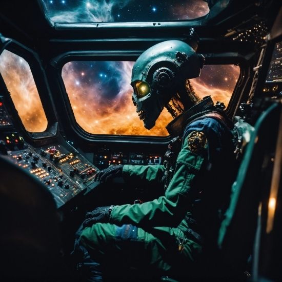 Portrait Photography, Window, Vehicle, Gesture, Helmet, Cockpit