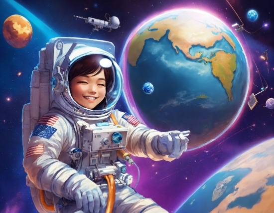 Profile Picture For Whatsapp, Smile, World, Astronaut, Entertainment, Astronomical Object