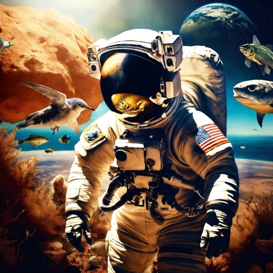 Raw Stock Photos, Astronaut, World, Cool, Art, Flash Photography