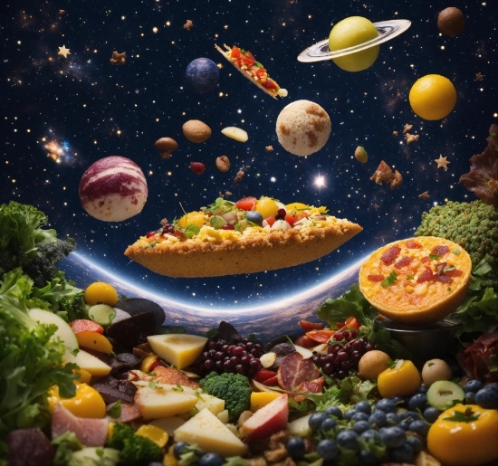 Recipe, Art, Natural Landscape, Astronomical Object, Natural Foods, Cuisine