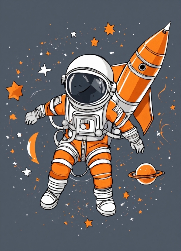 Red Border Png, Astronaut, Gesture, Font, Sleeve, Art