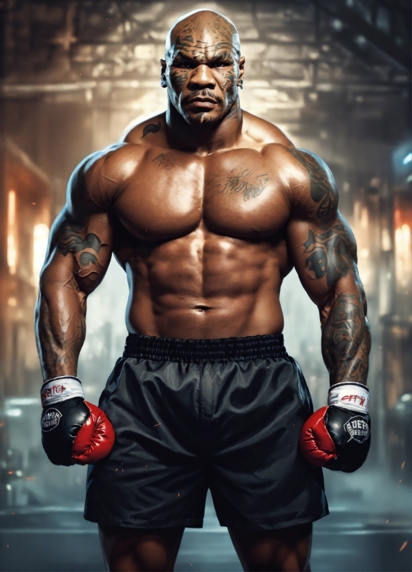 Romantic Images, Shorts, Arm, Muscle, Bodybuilder, Glove