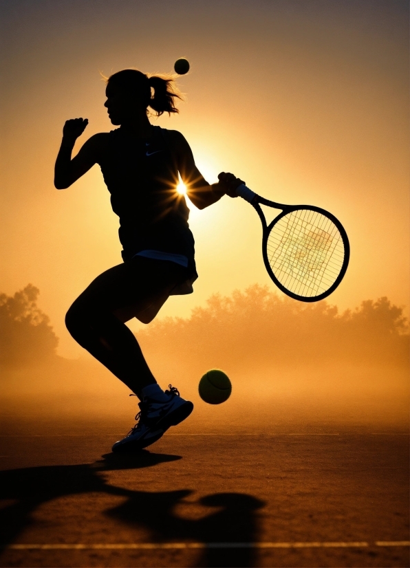 Runner Stock Photo, Playing Sports, Sky, Sports Equipment, Tennis, People In Nature