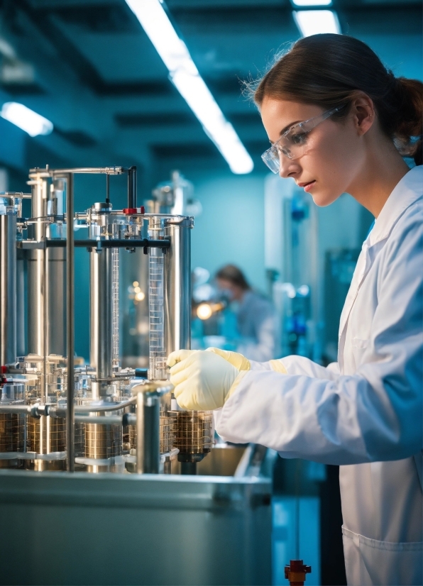 Scenery Photo, Blue, Safety Glove, Scientist, Researcher, Research