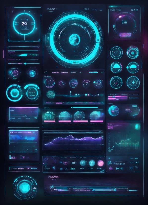 Simple Illustration, Light, Green, Electronic Device, Technology, Machine