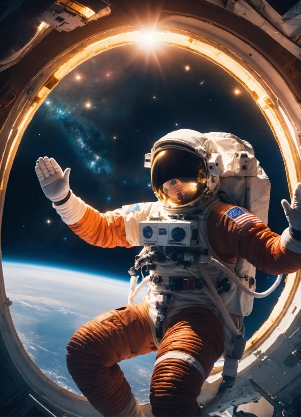 Sonic Pictures, World, Astronaut, Flash Photography, Helmet, Space