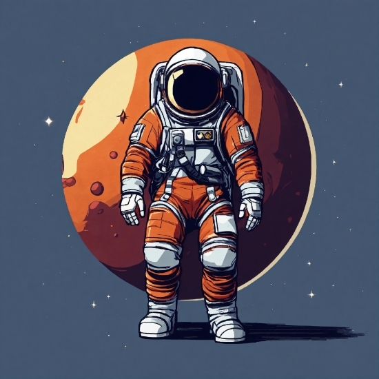 Space Vector Illustration, Astronaut, Sleeve, Personal Protective Equipment, Font, Space