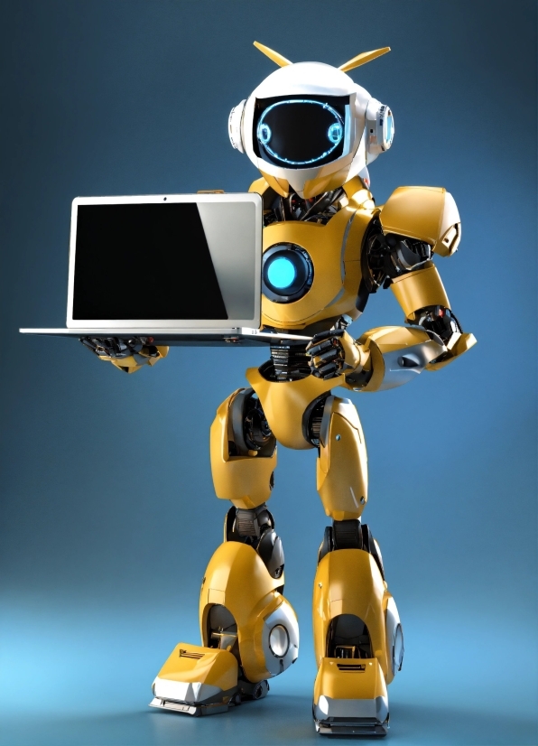 Stock Person Image, Toy, Yellow, Gesture, Machine, Electric Blue